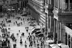 Milan View from Duomo 144 B&W