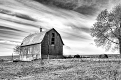 Iowa Barn 050 B&W