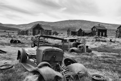 Old Cars Bodie B&W